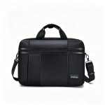 Zenithway Men's Business Briefcase, Black Oxford Cloth Large Capacity Handbag Crossbody Laptop Bag, OEM Custom Logo Available