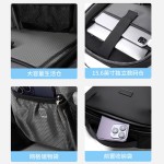 Men's Fashion Casual Large Capacity Backpack by Zenithway, Water Resistant Business Commuter Laptop Backpack for Travel & Business Trip, OEM Custom Logo Service Supported