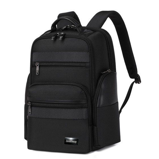 Zenithway Business Men Backpack, USB Charging Large Capacity Lightweight 16 Inch Laptop Backpack for Commute