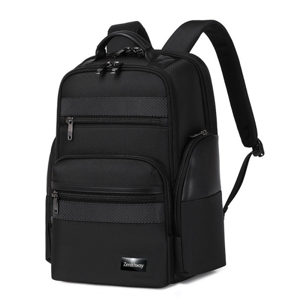 Zenithway Business Men Backpack, USB Charging Large Capacity Lightweight 16 Inch Laptop Backpack for Commute