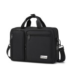 Zenithway Men's Business Laptop Briefcase, Waterproof Oxford Cloth Large Capacity Hand & Shoulder Commuter Bag, Customizable Logo OEM Available